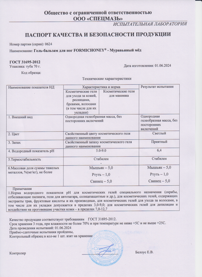 Паспорт №062024